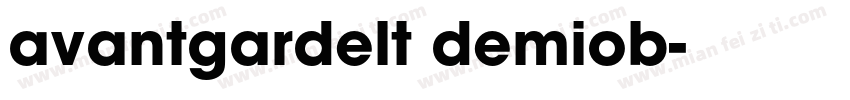 avantgardelt demiob字体转换